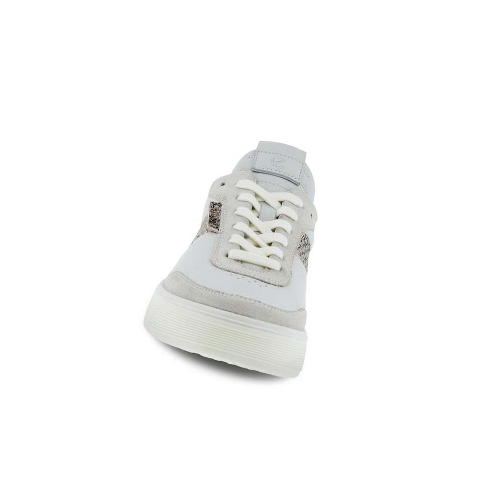 Ecco Street Tray Street Sneakers Dam Grå Vita | SE 262AHK